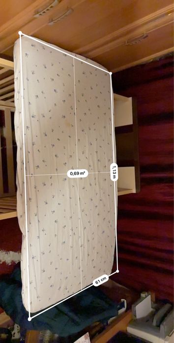 De vânzare: pătuț 120x60 cm cu saltea