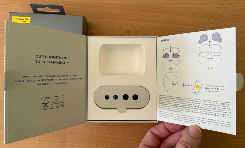 Jabra Elite 85t - TWS слушалки с ANC