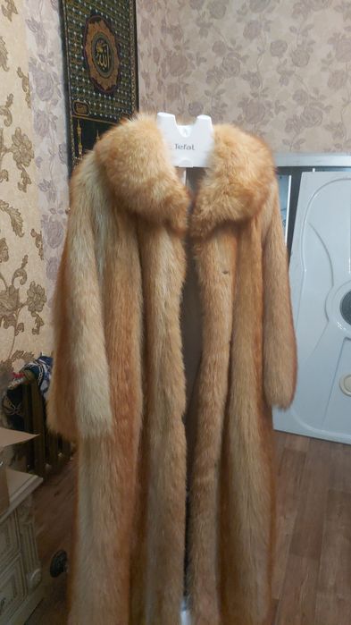 Шуба светлый енот , рыжий