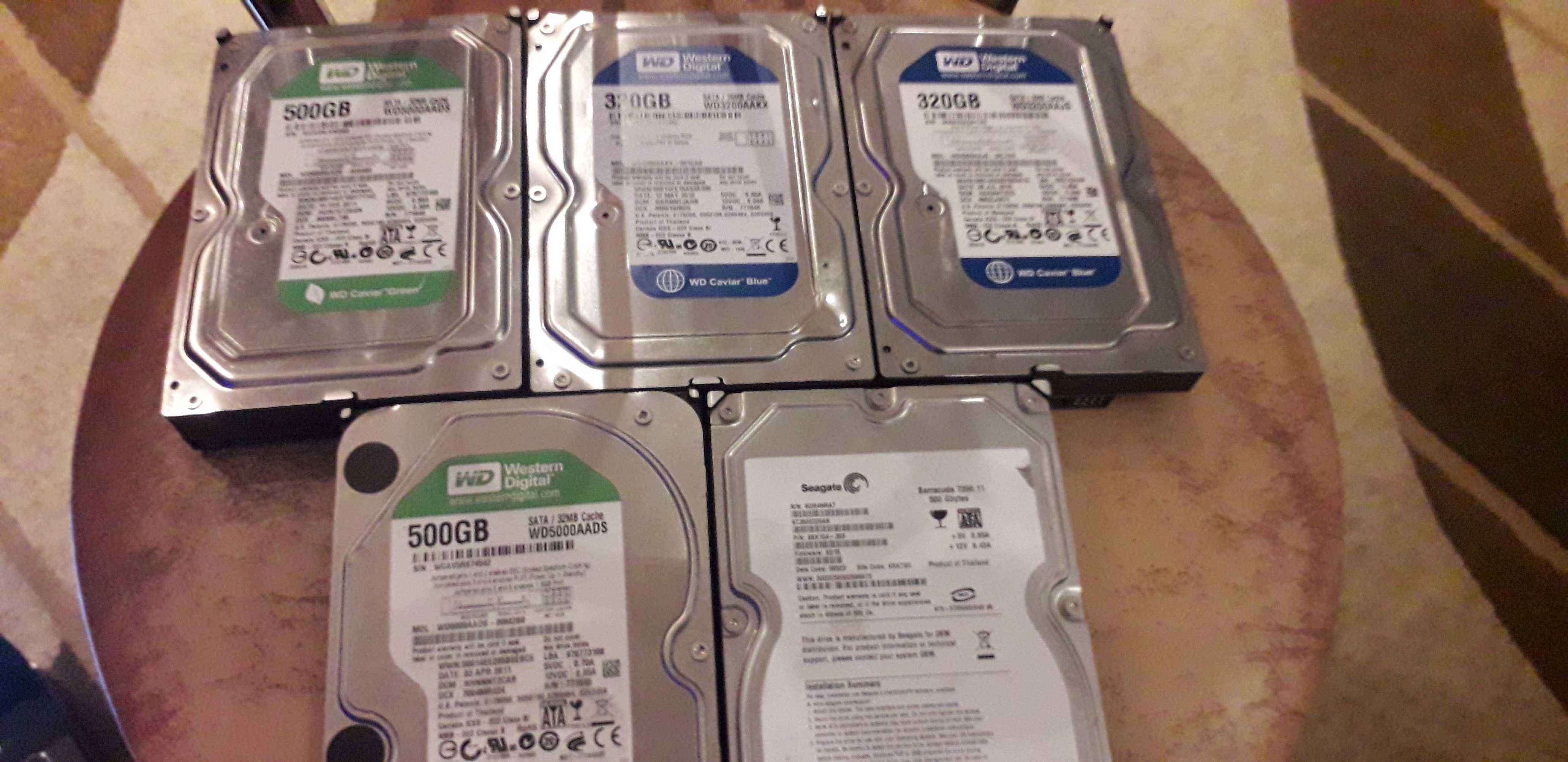 Hdd-uri 250,320, 500 Gb si 2tb