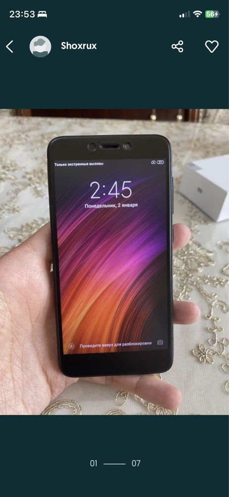 Redmi 4X 32Gb telefon sotiladi