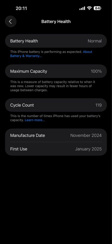 Iphone 16 pro max 100%