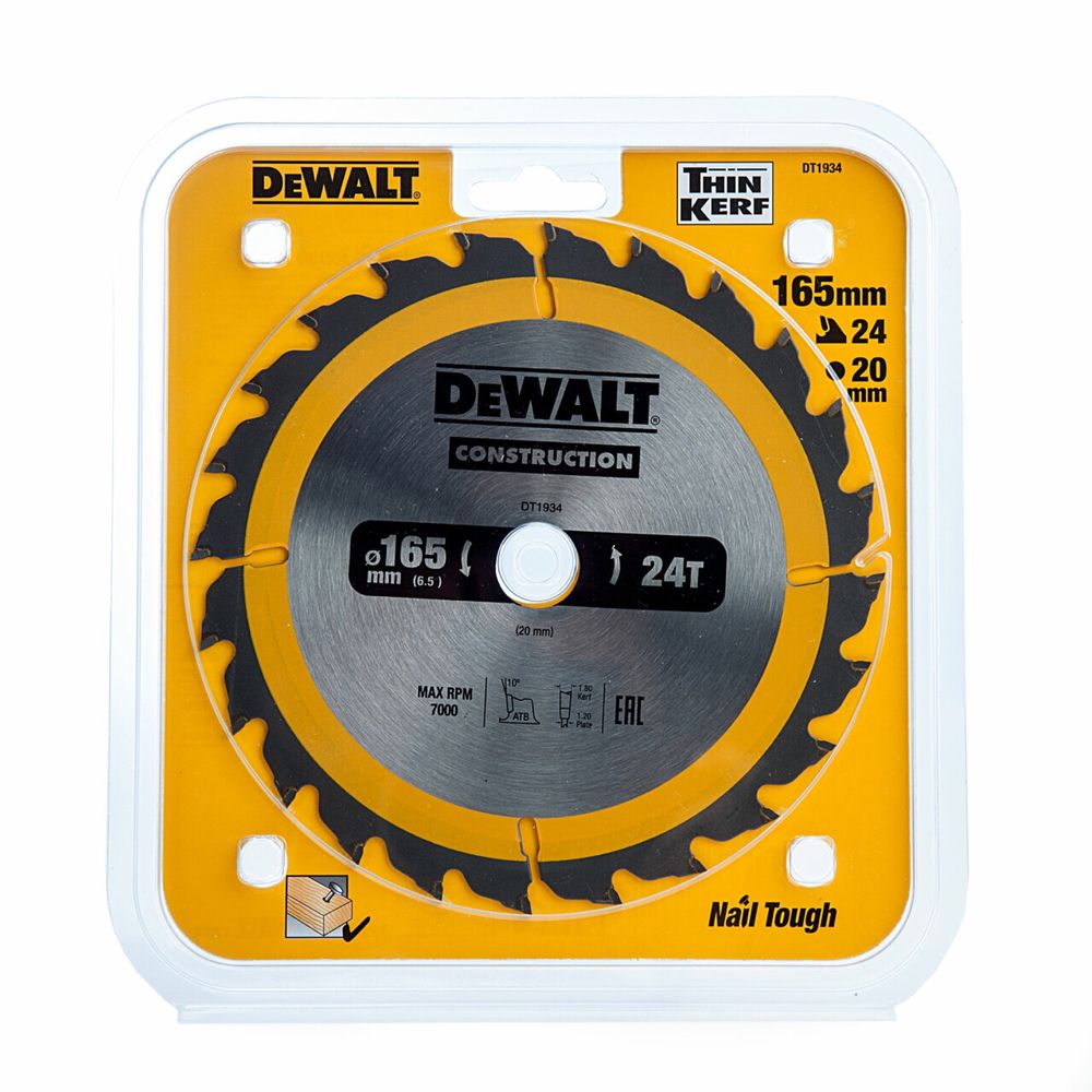 DeWALT Диск за Циркуляр 165мм