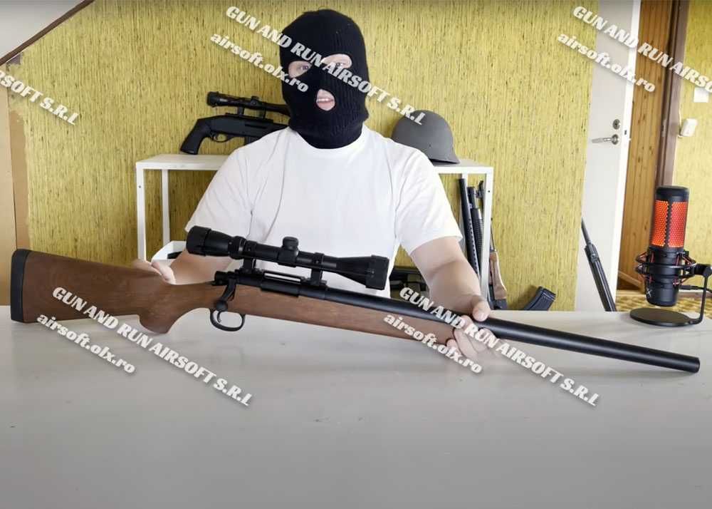 Pusca de Înaltă Performanță [5J]~ Extrem de Puternică cu Aer Comprimat
