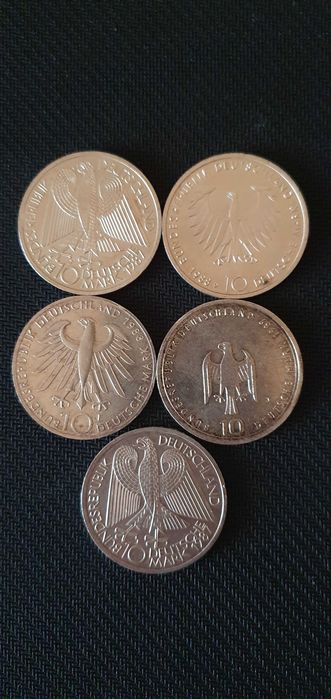 Monede argint diferite tari