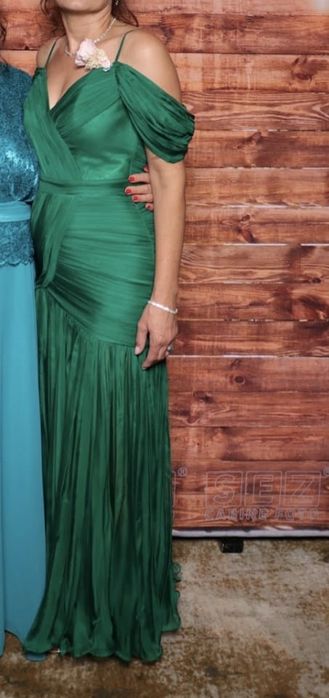 Rochie lunga matase naturala