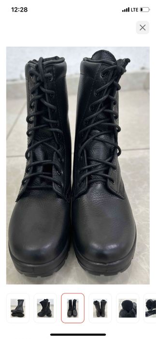 Берцы летние черный