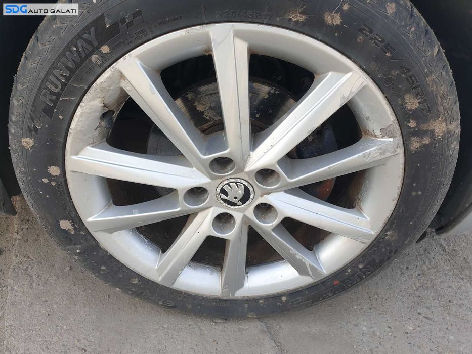 Set 4 Jante Roti Aliaj 5x112 225 45 17 R17 Skoda Octavia 3 2013 - 2017 [0325]