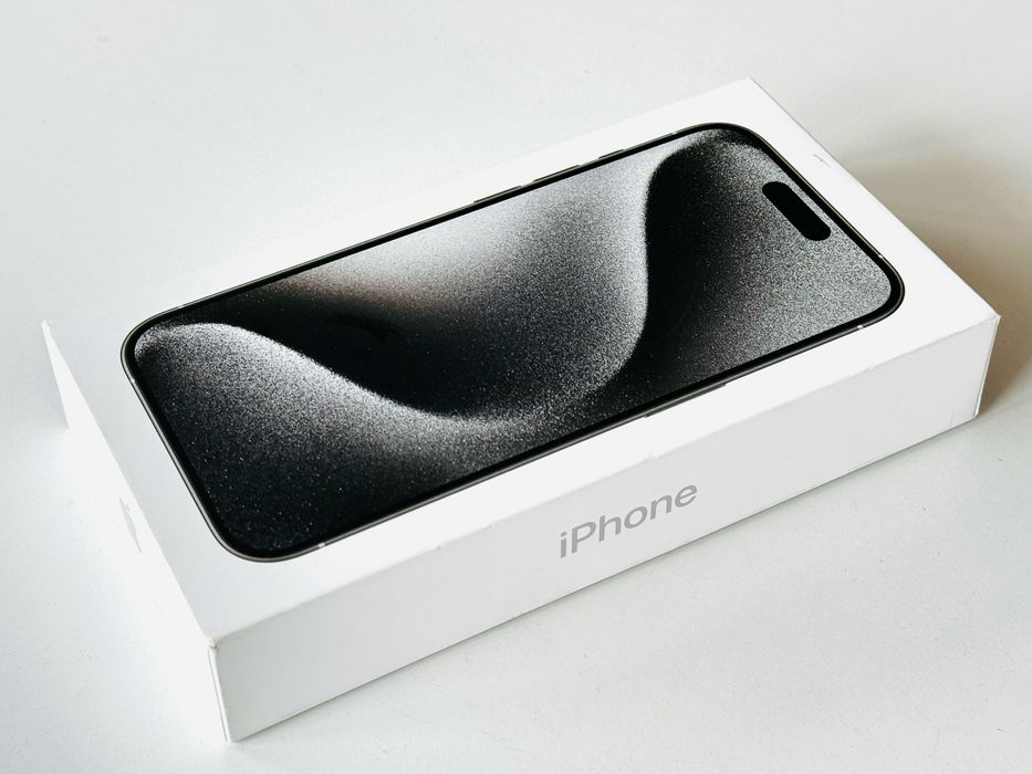 Iphone 15 Pro 256GB White Titanium 100% Батерия! Гаранция 6 месеца