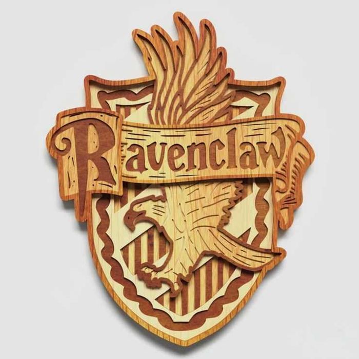 Герб - /Многослоен 3D герб Gryffindor/Harry Potter/Арт Дизайн/