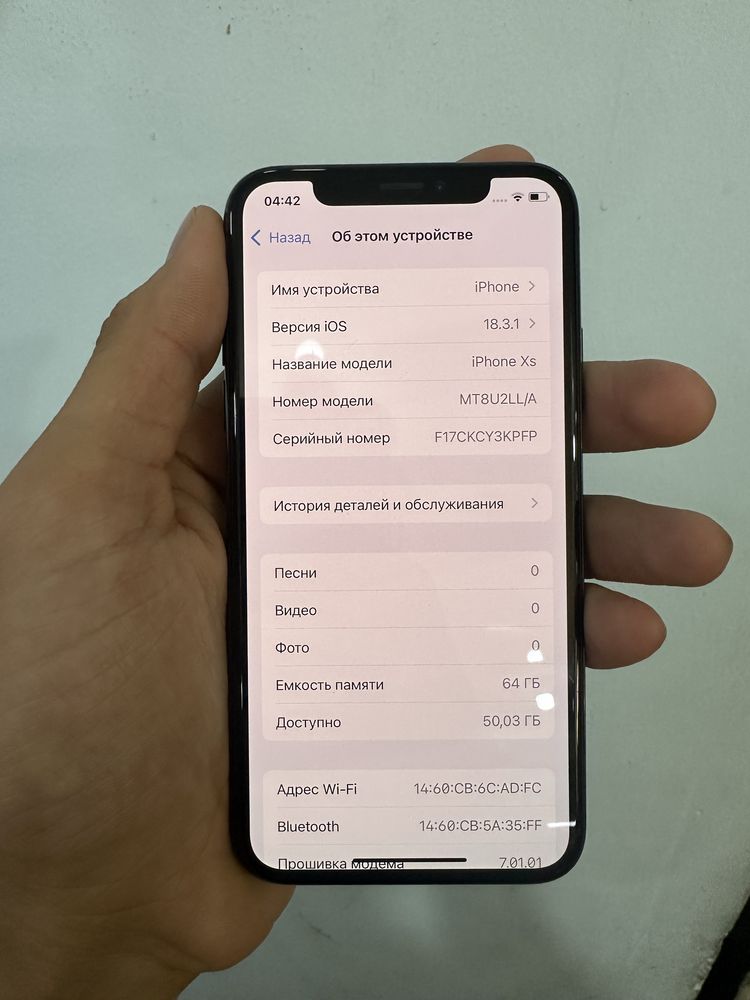 Iphone Xs 64gb black