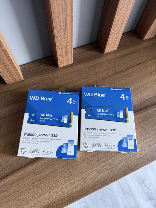 SSD WD Blue SN5000 NVMe 4TB - Noi - Sigilate