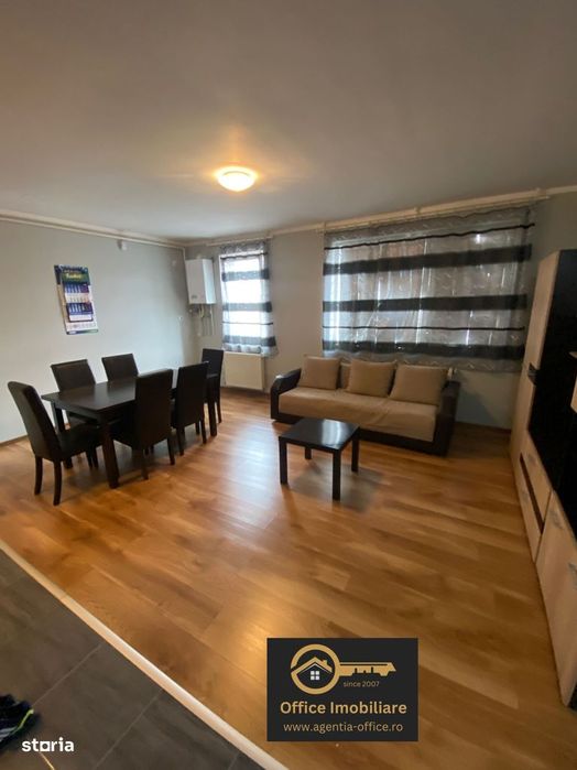 Zona Europa Bloc Nou ap 2 camere ETAJ 3 mobilat utilat