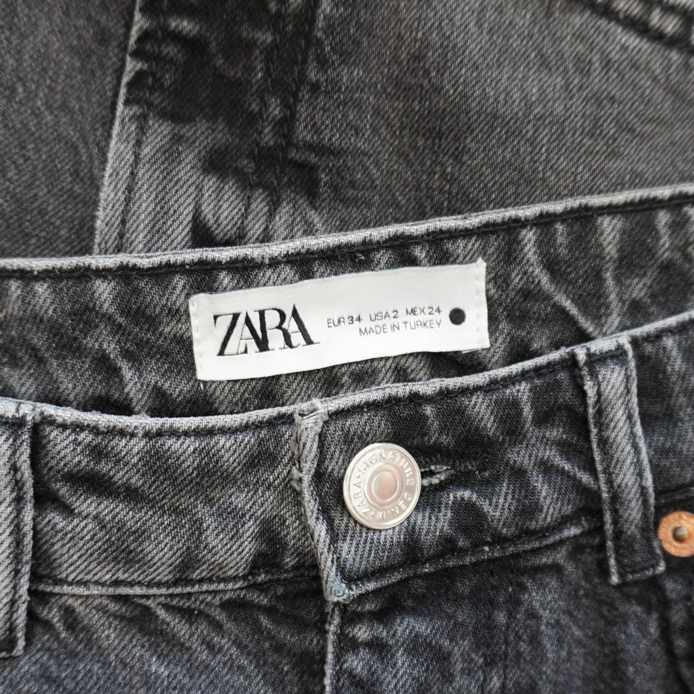 ZARA дамски широки дънки - 34