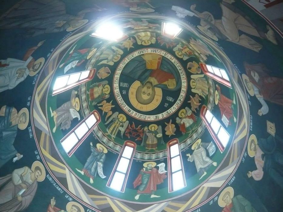 Pictura bizantina, arta murala biserica,tehnica fresca, arta bizantina