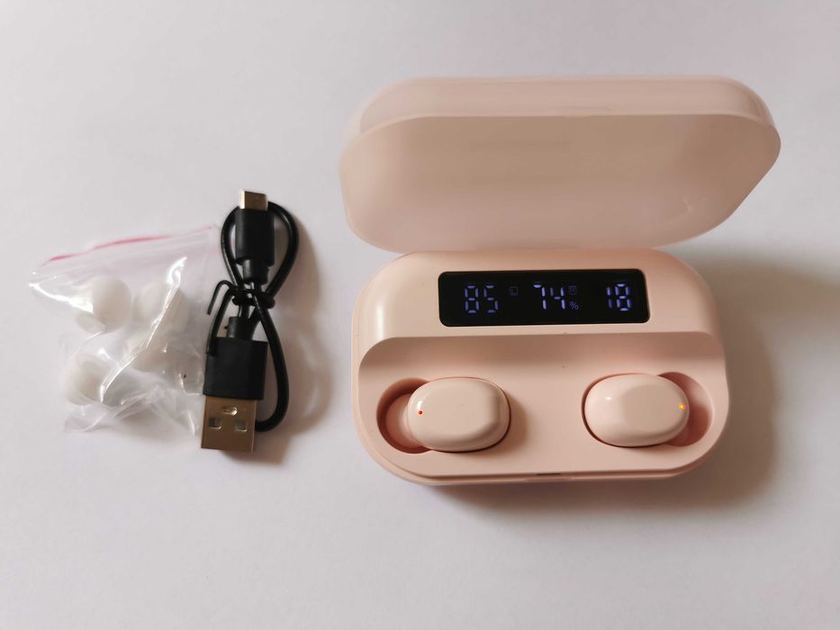 Căști Bluetooth T3 Roz