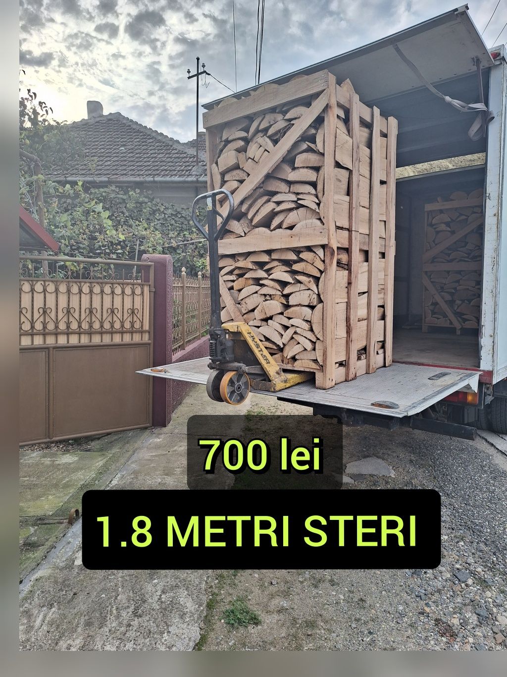 Depozit lemne de foc Arad grădiște Doar esență tare CER FAG STEJAR