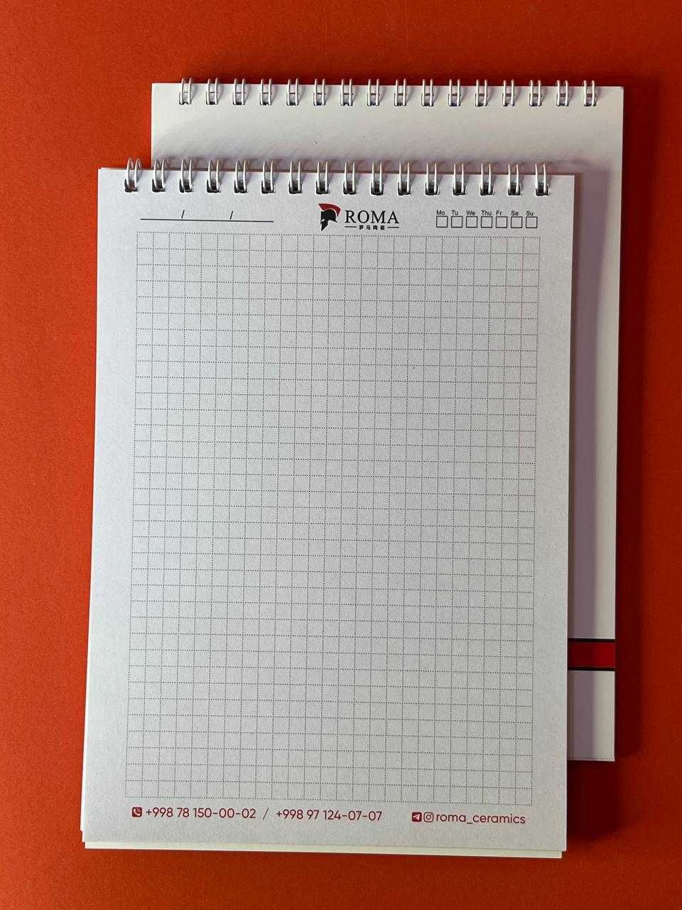 Blaknot Purjinali - A5 format | ofis uchun |  Logotipli