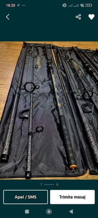 Bete pescuit crap din 3 buc