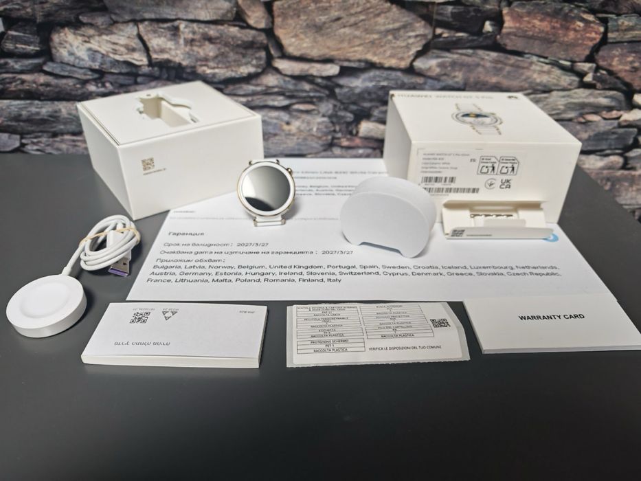 КАТО НОВ Huawei Watch GT 5 Pro Ceramic 24м. ГАРАНЦИЯ