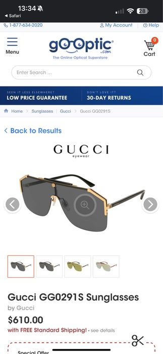 Слънчеви очила Gucci