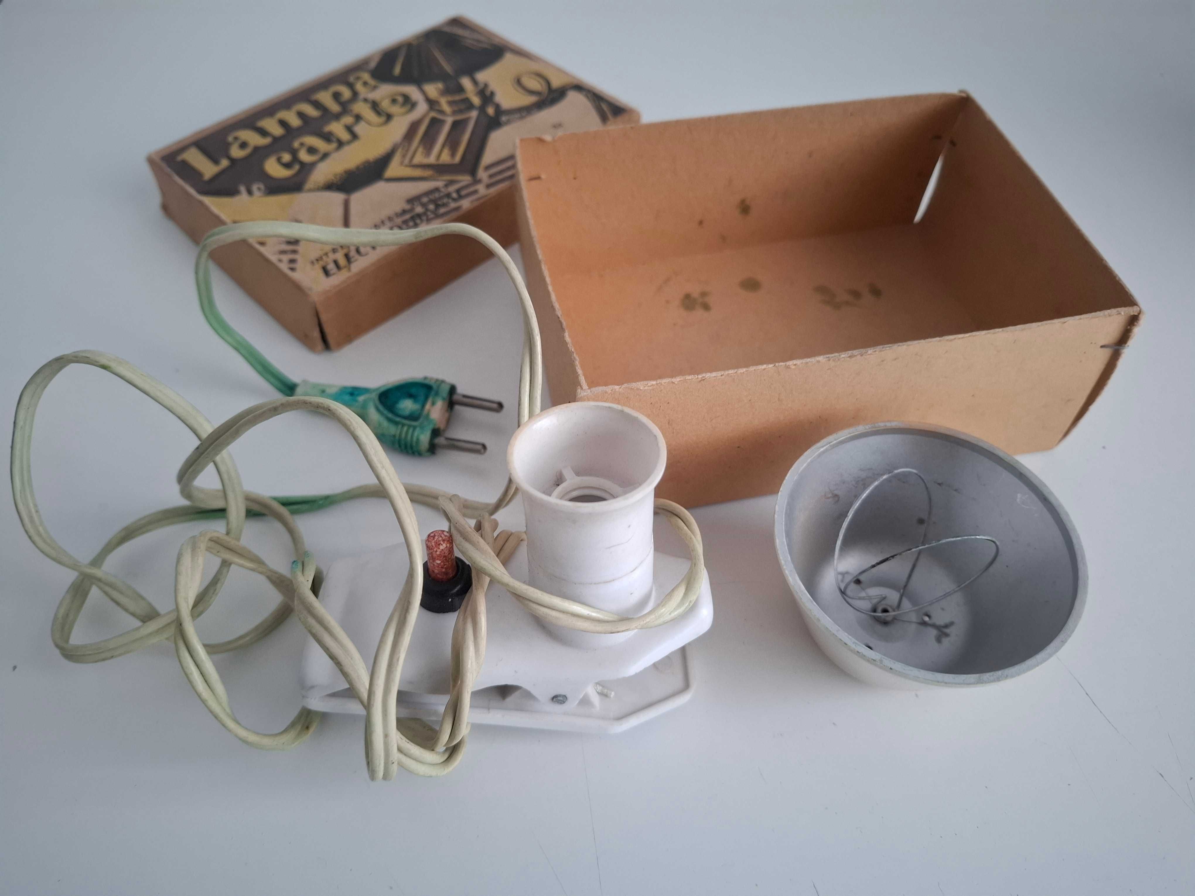 Veche lampa de carte - colectie - ELECTRO-BANAT TIMISOARA