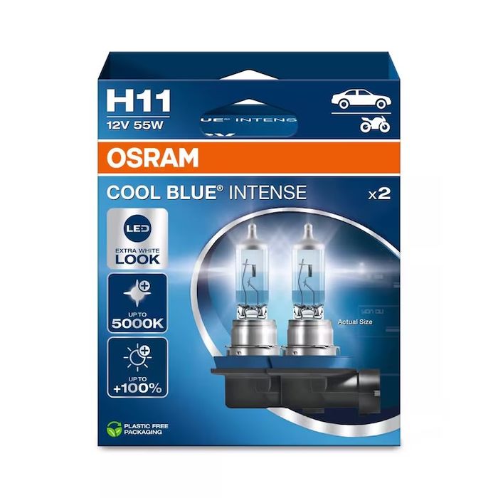 Bec Osram Cool Blue Intense H11 55W 12V PGJ19-2 Set 2 buc