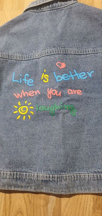 Курточка джинсовая на девочку