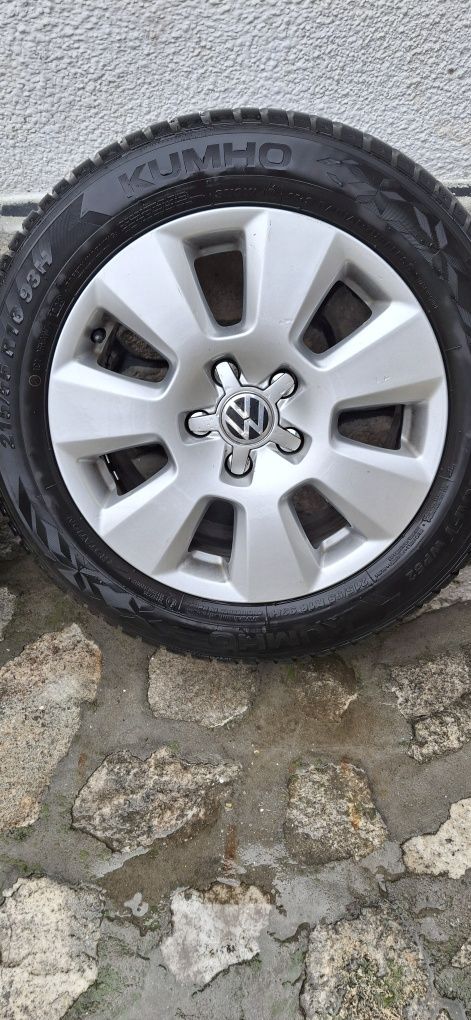 Лети джанти със зимни гуми 215/55/16 VW, Audi, Skoda, Seat; 5x112