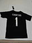 Tricou Courtois Real Madrid portar negru fotbal