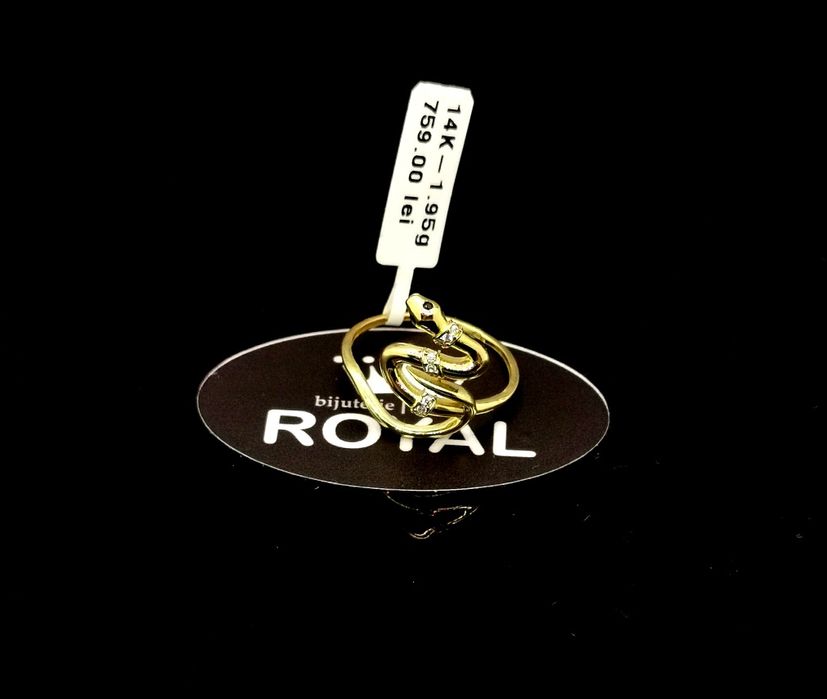 Bijuteria Royal inel din aur 14k 1.95 gr