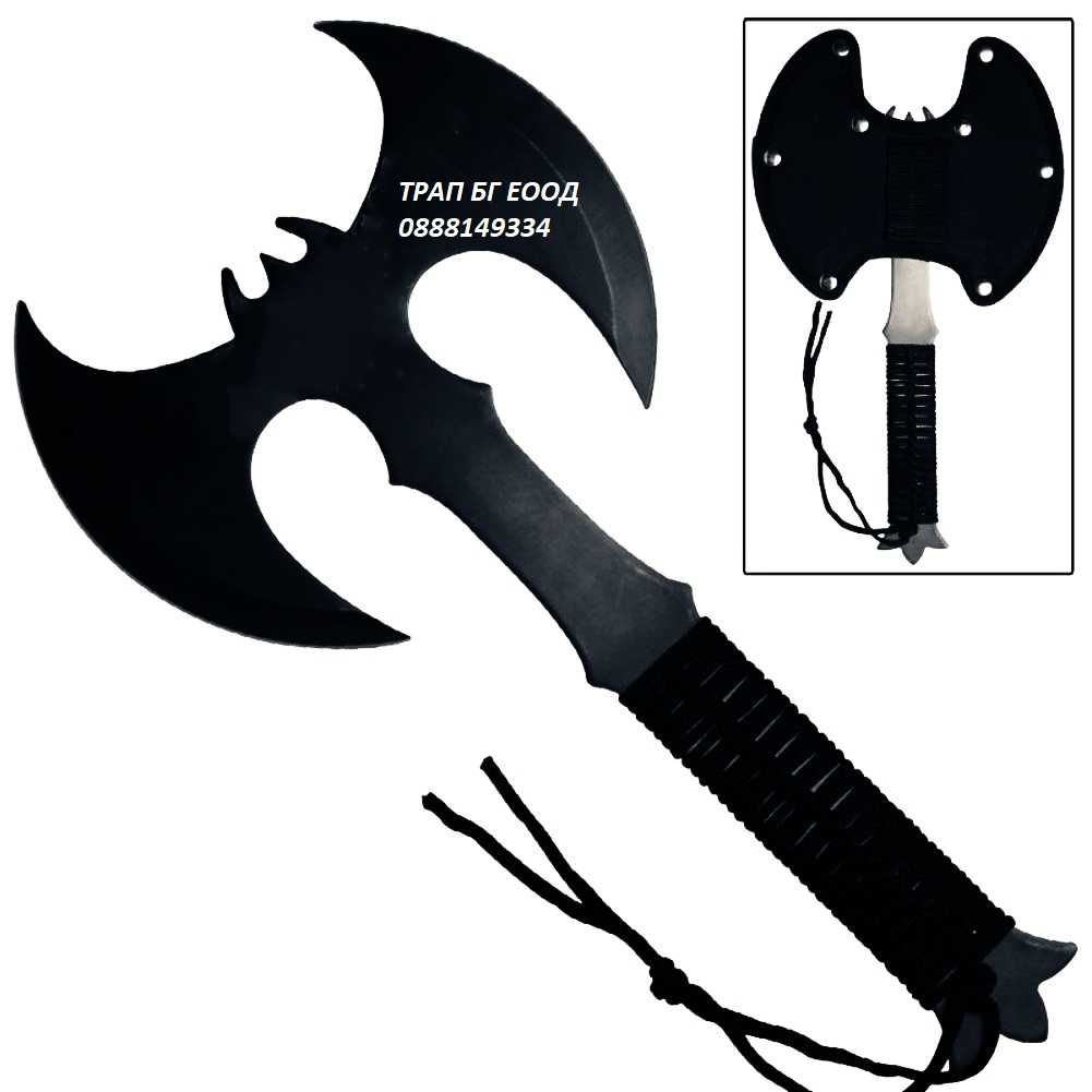 Batman Dark Wing Bat Throwing Axe Брадва за хвърляне Томахавка