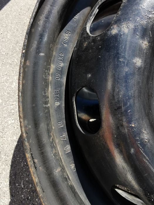 Jante tablă și capace Dacia 15"