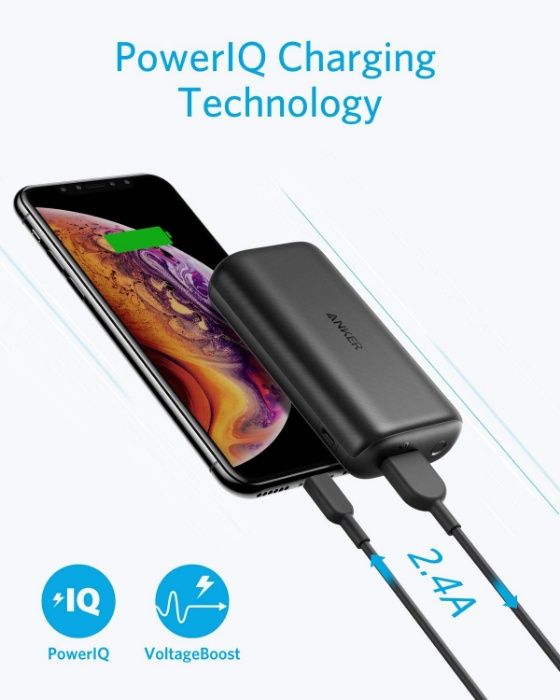 Anker PowerCore 10000mAh, Redux-външна USB батерия,пауър банк