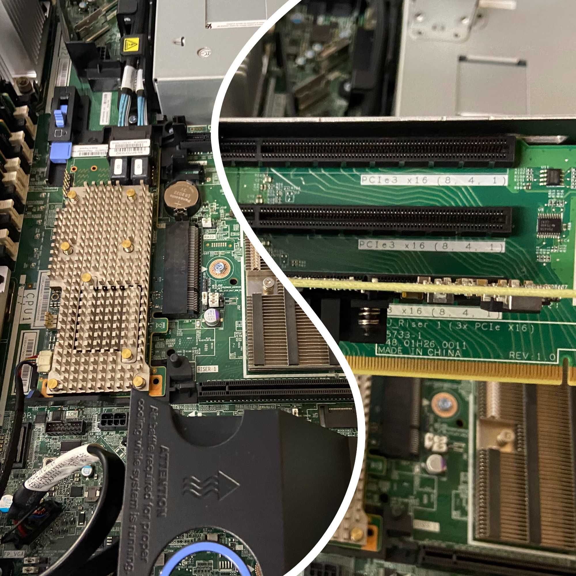Сървър Lenovo SR650 2*Xeon Gold 6138 40c, 128GB DDR4, RAID 930-8i