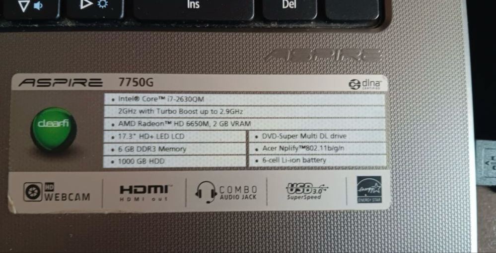 Лаптоп acer в отлично състояние