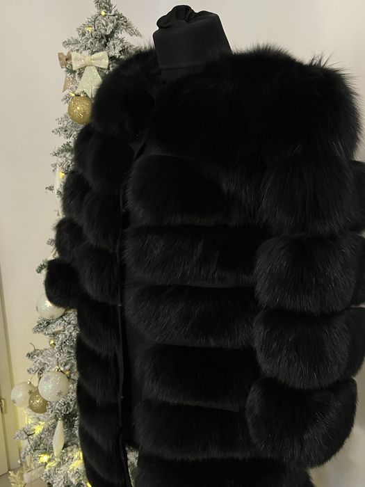 Blană vulpe naturala 6 în 1