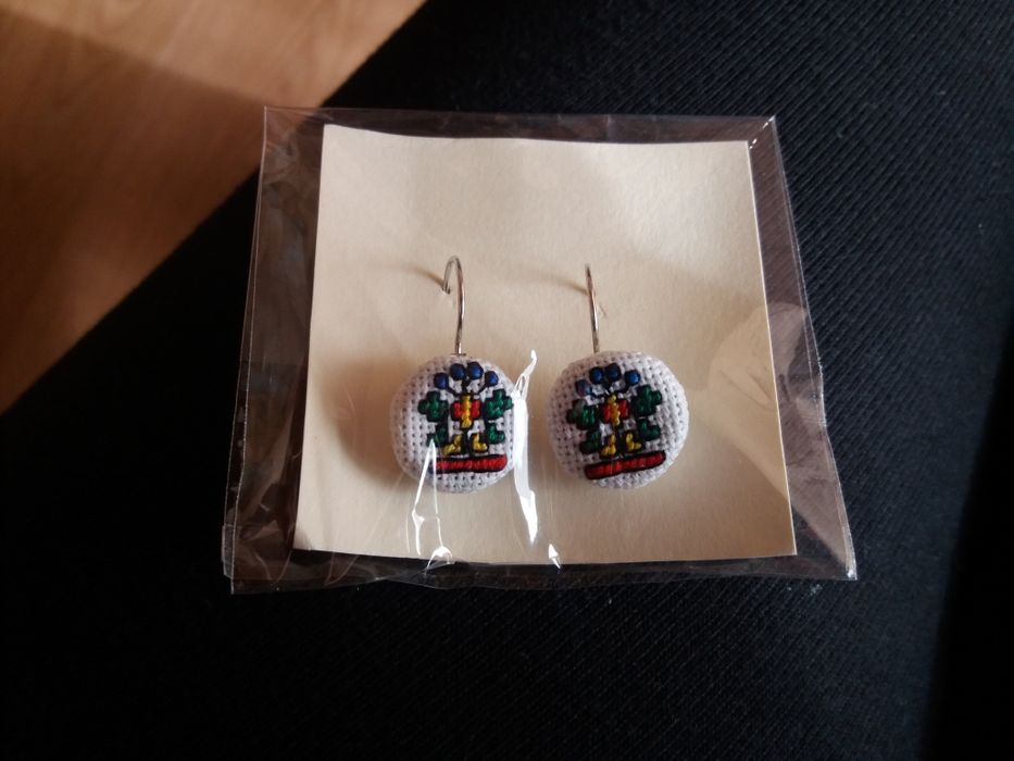 Дамски обеци-ръчна изработка