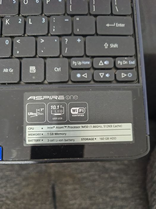 Vand netbook Acer Aspire One
