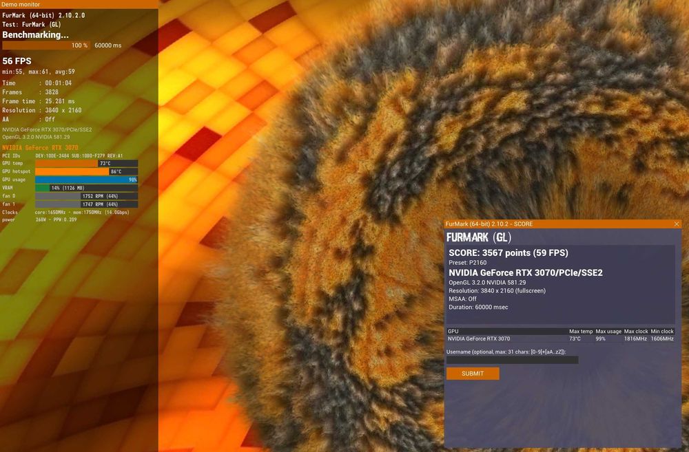 ТОП състояние Видео карта GPU Gainward RTX 3070 Phantom GS 8GB GDDR6