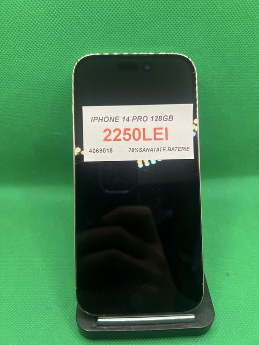 Iphone 14 Pro 128 GB, bateria 78%, Lazar Amanet Crangasi, 40690