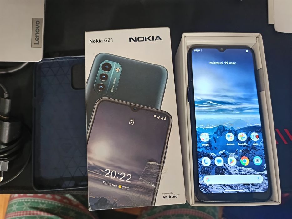 Nokia G21 blue, 4gb RAM, 64 GB storage in stare impecabila
