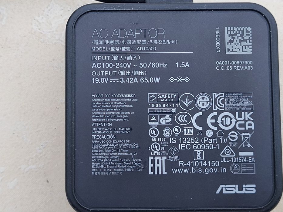 Incarcator laptop Asus 19V 3,42A 65W mufa 4,5x3,0mm cu pin