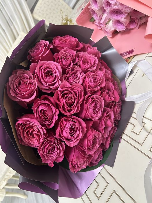 Букет роз разные