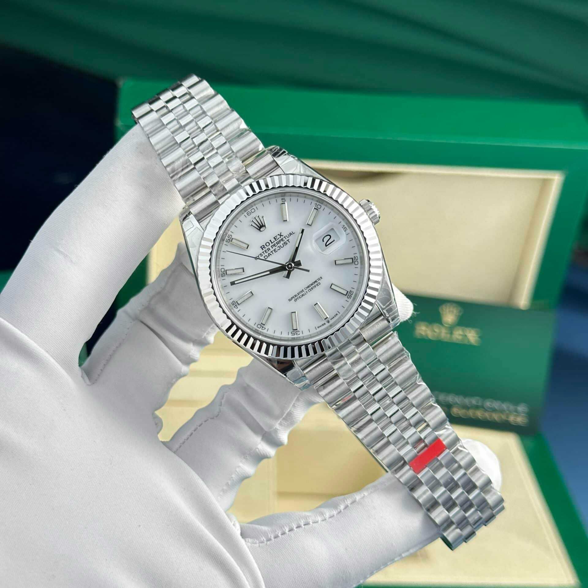 Rolex Datejust 41mm сребърен юбилей 2