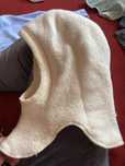 Cagula unisex 100% lana merinos dublata 4-9 luni (marimea 45 cm)