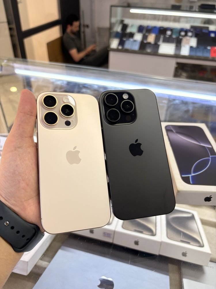 iPhone 16 Pro 128 gb yengide 2 ta bor