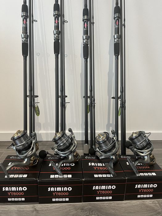Set 4 Mulinete WindBlade YT 6000 + 4 Lansete WindBlade CA-2 3.60 m