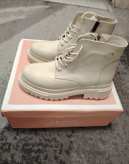 Ежедневни дамски боти от естествена кожа