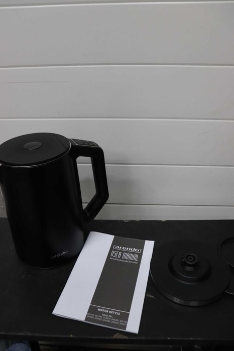 Arendo Електрическа кана,неръждаема стомана, 40/100 градуса 1.5L 2200W